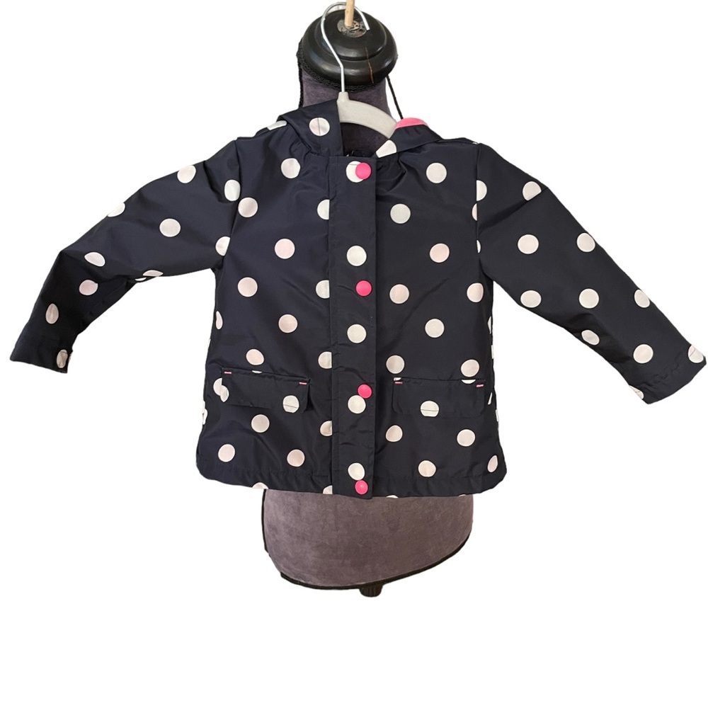 Joe Fresh Toddler Polka Dot Raincoat Size 18-24 Months‎